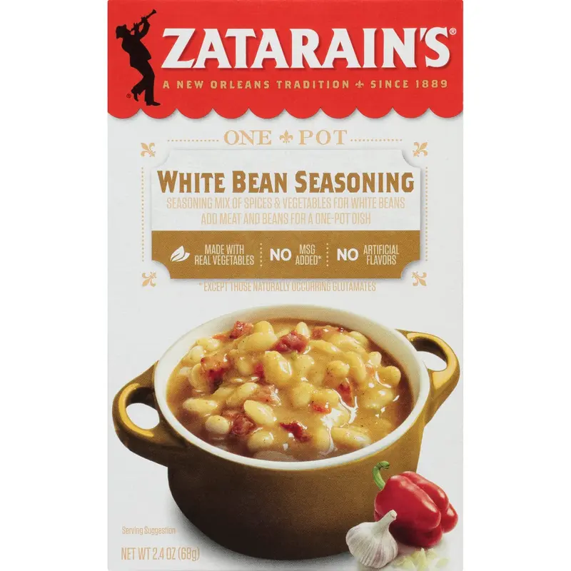 Zatarain's White Bean Seasoning Mix, 2.4 oz