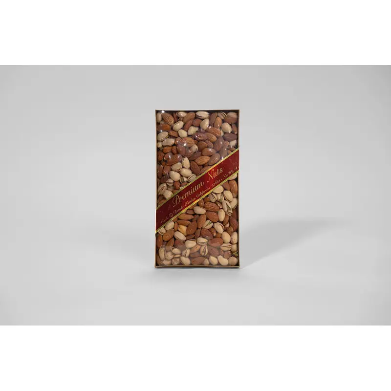 Almonds, Pistachios, Roasted & Salted Almonds Gold Tray