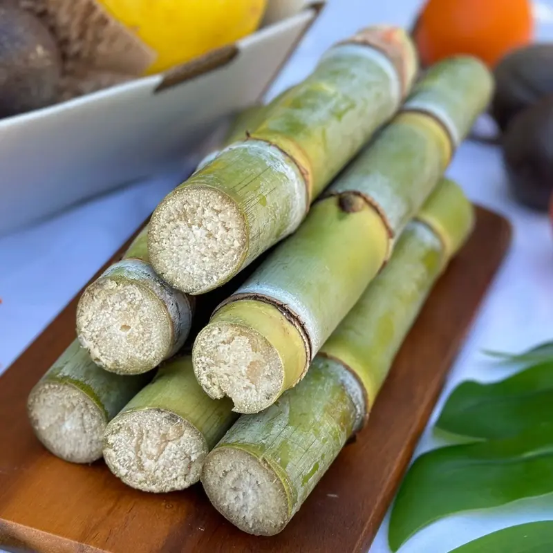 Raw Whole Sugar Cane