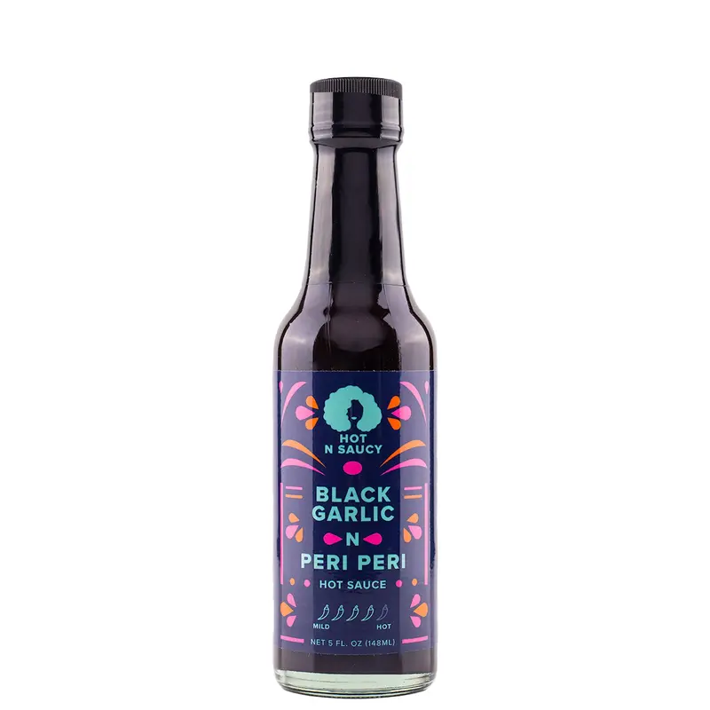 Black Garlic n Peri Peri Hot Sauce | Hot N Saucy