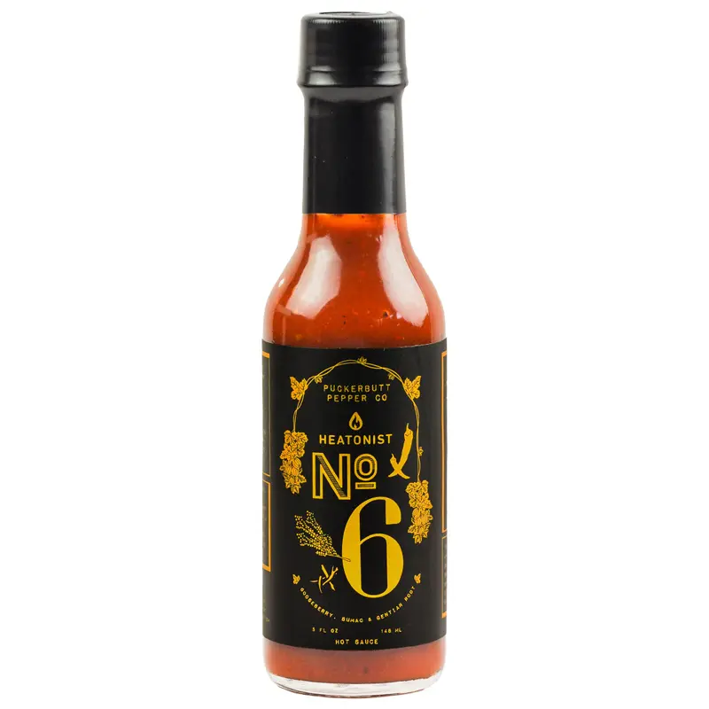 HEATONIST No. 6 Hot Sauce | Puckerbutt Pepper Co