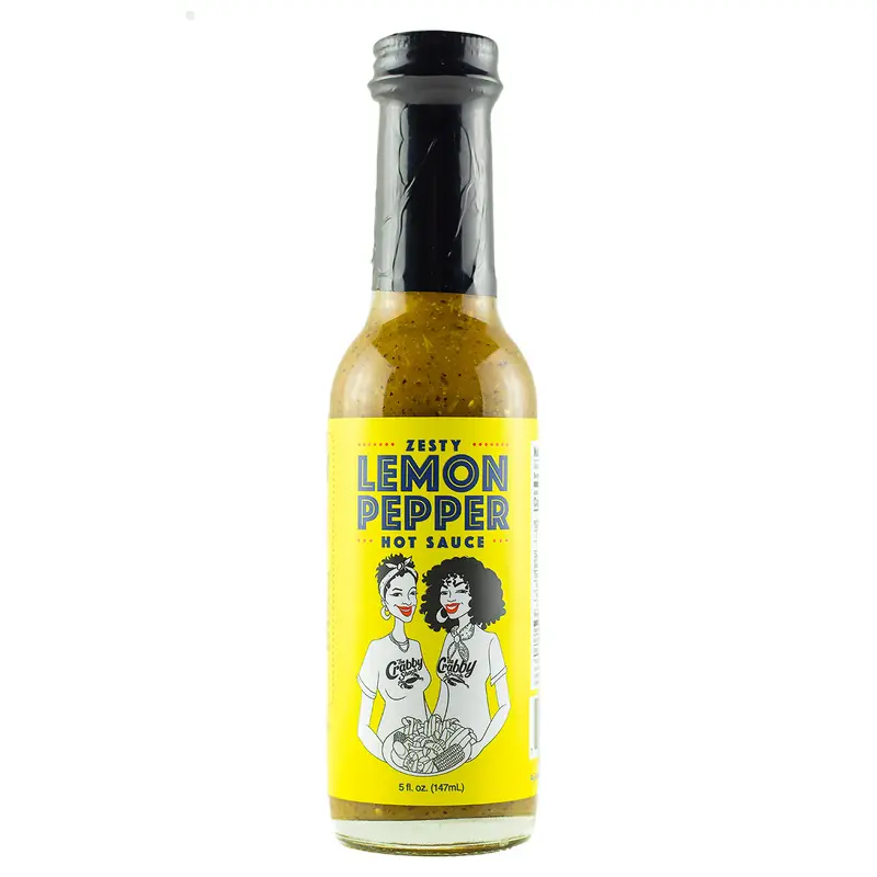 Zesty Lemon Pepper Hot Sauce | The Crabby Shack