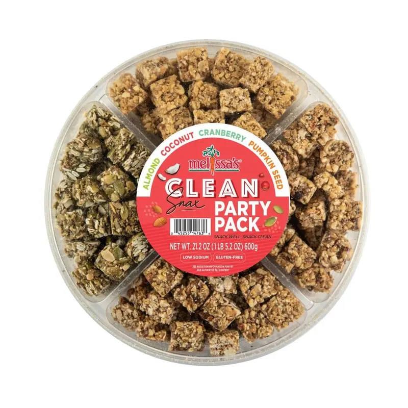 Clean Snax Party Pack with Chia and Flaxseed