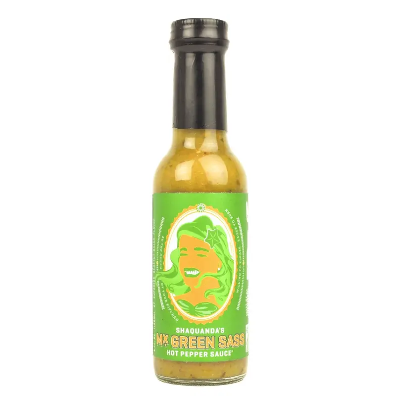 Mx. Green Sass Hot Sauce | Shaquanda's
