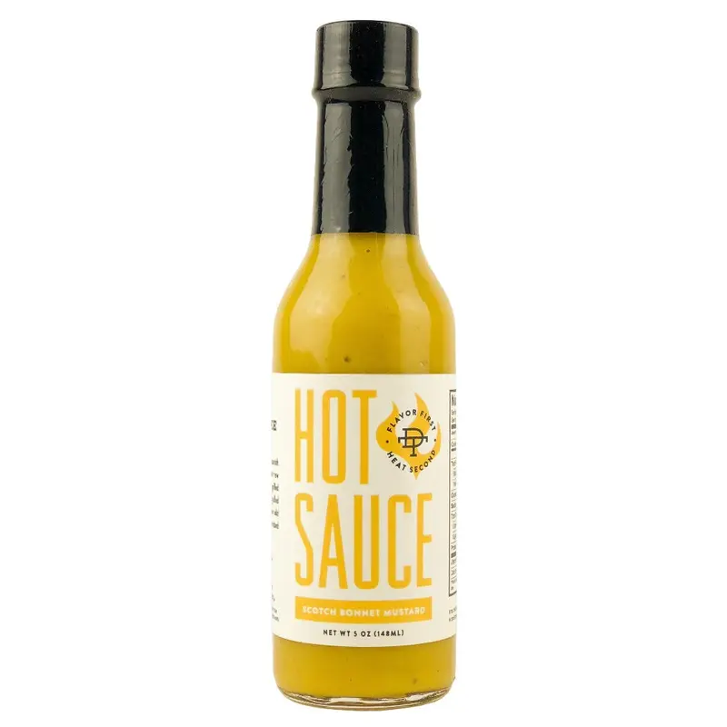 Scotch Bonnet Mustard Hot Sauce | Double Take Salsa Co