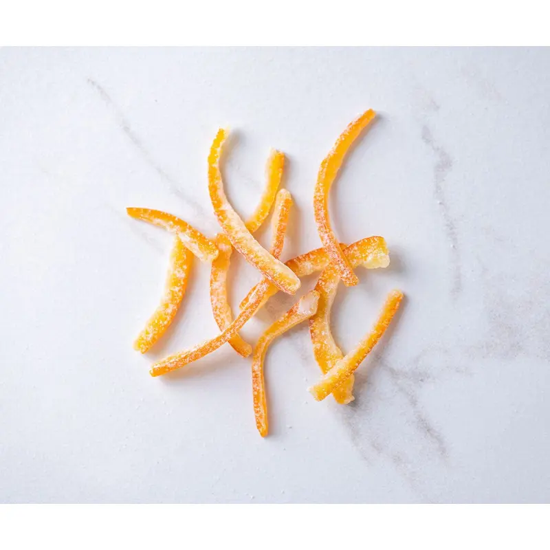Candied Orange Peel Strips