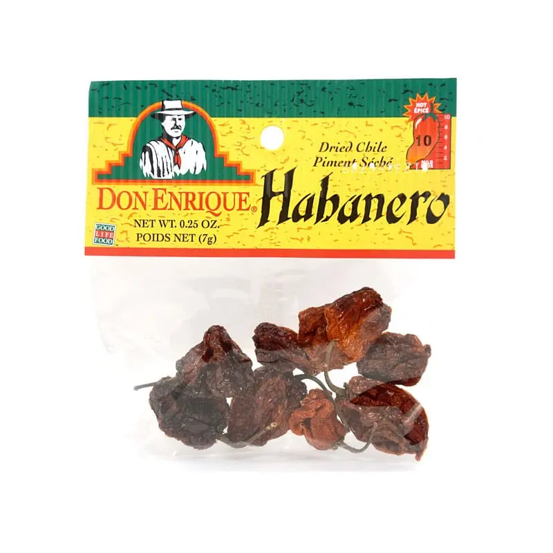 Dried Habanero Peppers