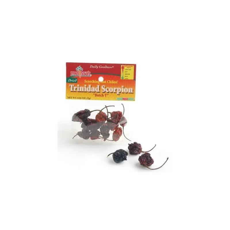 Dried Trinidad Scorpion Peppers