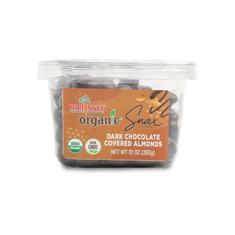 Organic Snax Dark Chocolate Covered Almonds