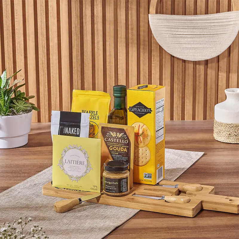Gourmet Cheese & Cracker Gift Set
