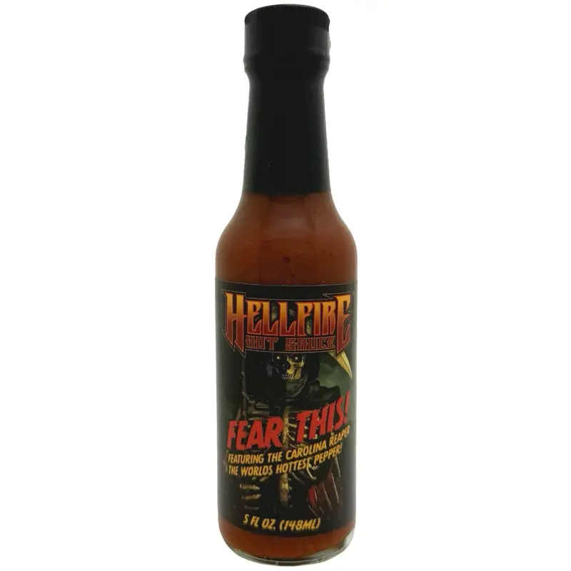 Hellfire Fear This Carolina Reaper Hot Sauce