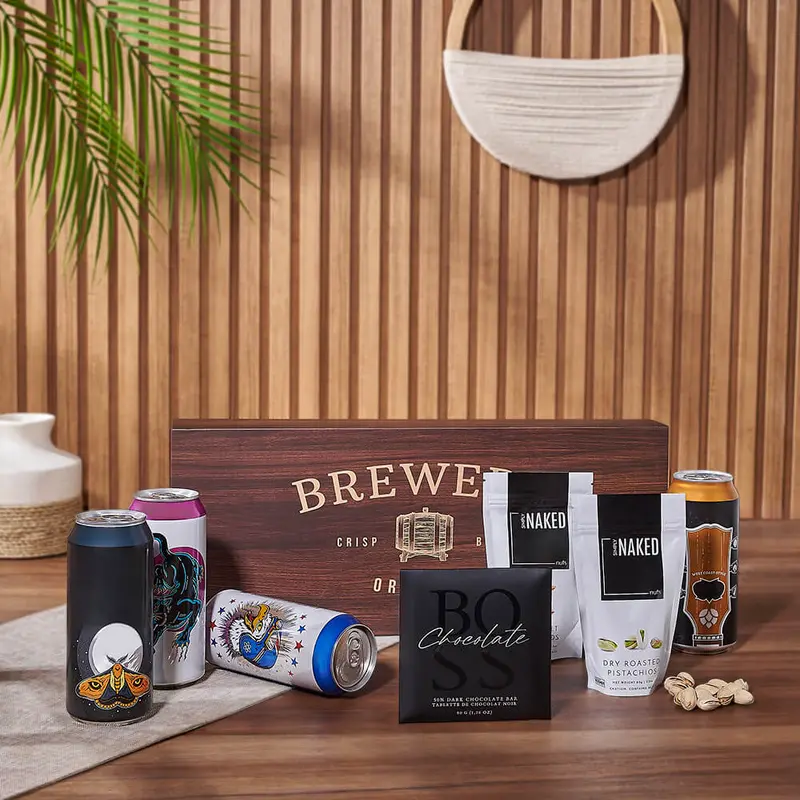 Nuts & Craft Beer Gift Set