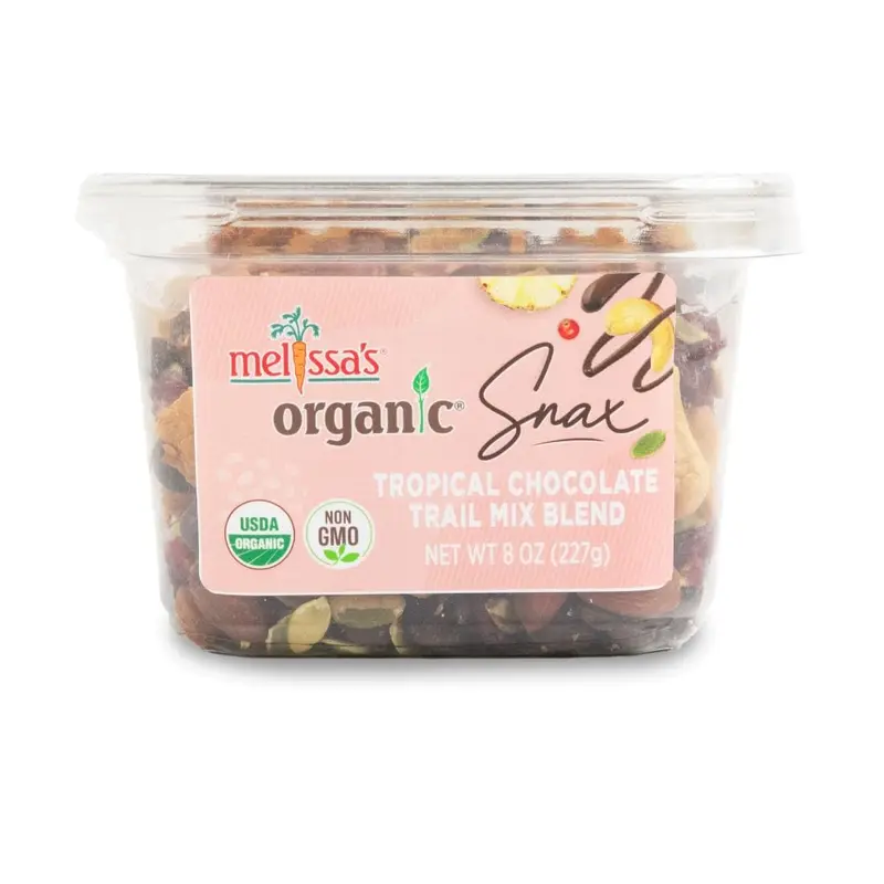 Organic Snax Tropical Chocolate Trail Mix Blend