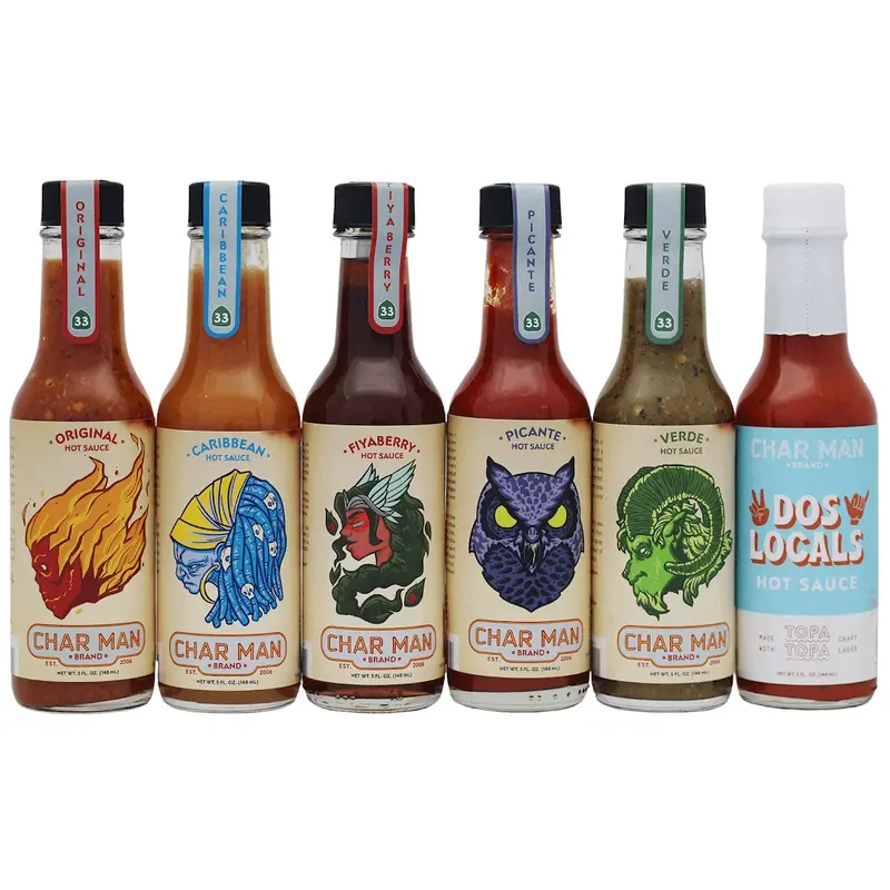 Char Man Brand 6-Pack