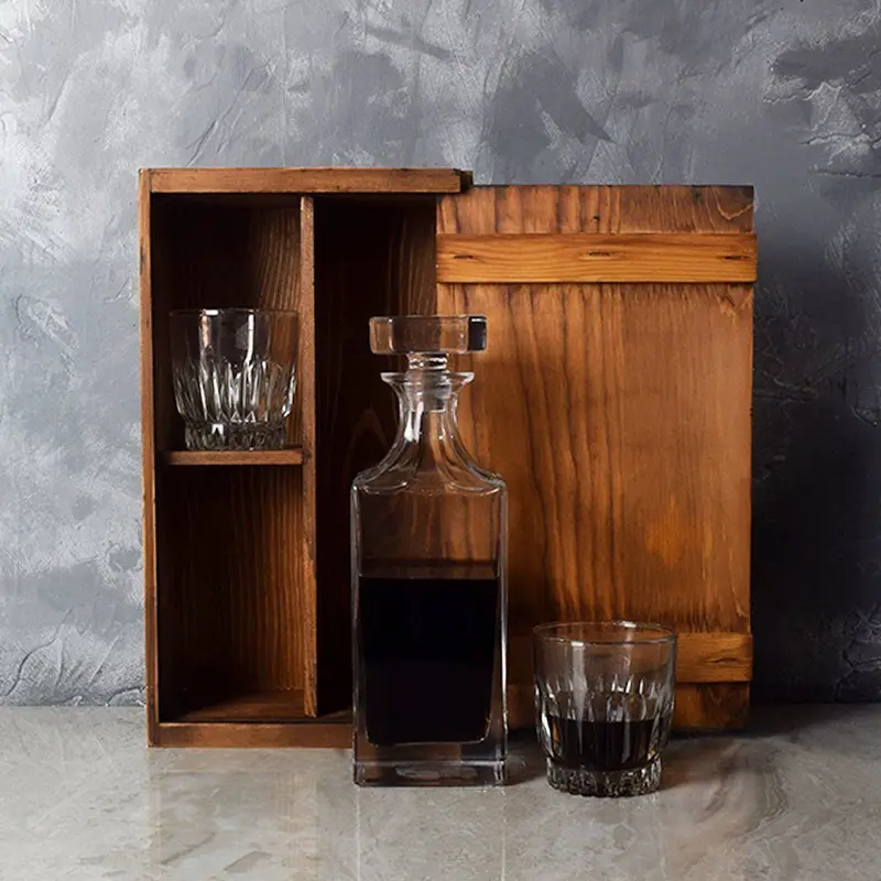 Rustic Decanter Gift Set