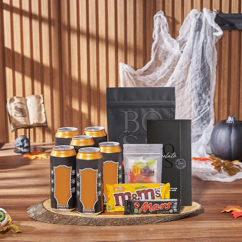Halloween Popcorn & Craft Beer Gift