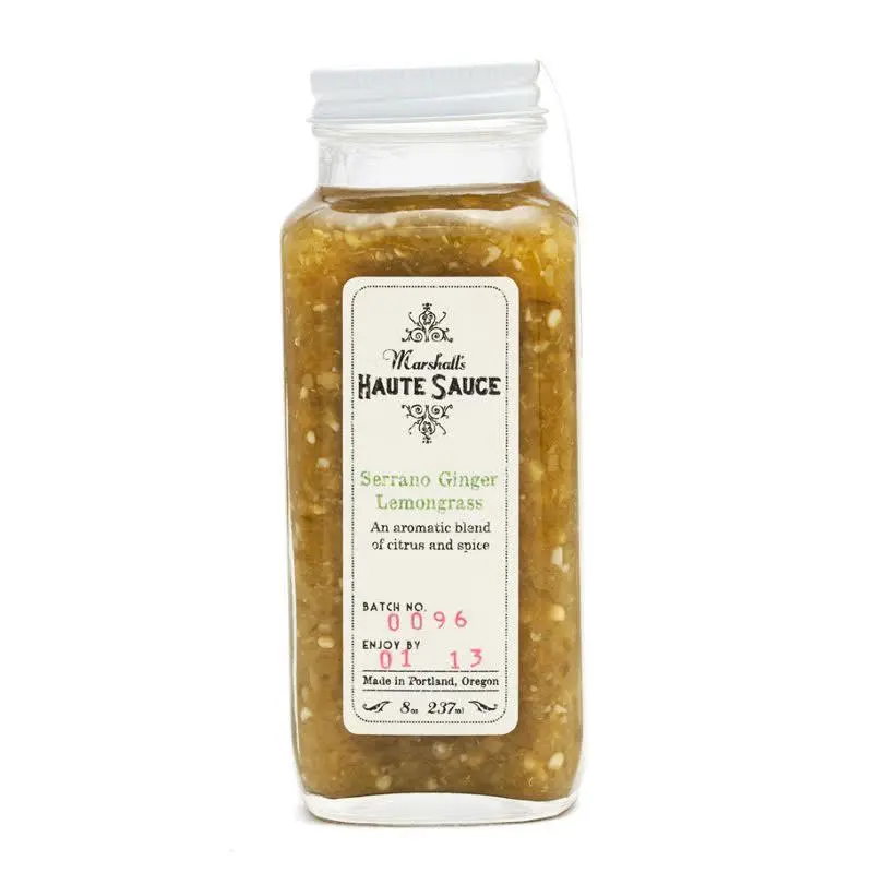 Serrano Ginger Lemongrass Hot Sauce