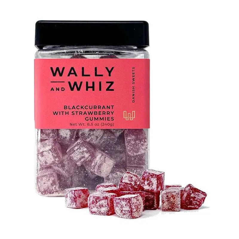 Wally and Whiz Blackcurrant with Strawberry Gummies