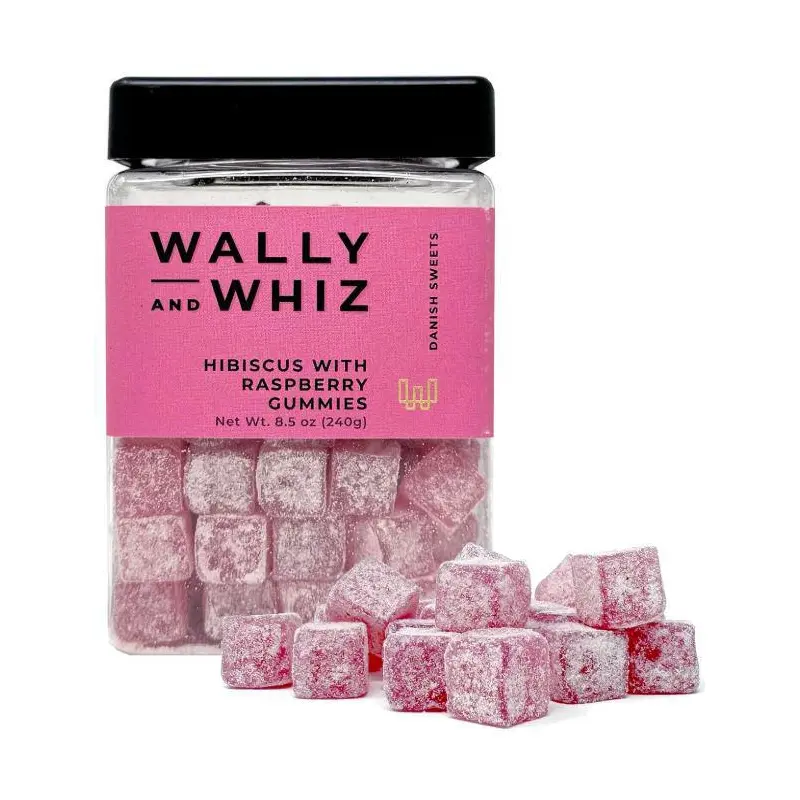 Wally and Whiz Hibiscus with Raspberry Gummies