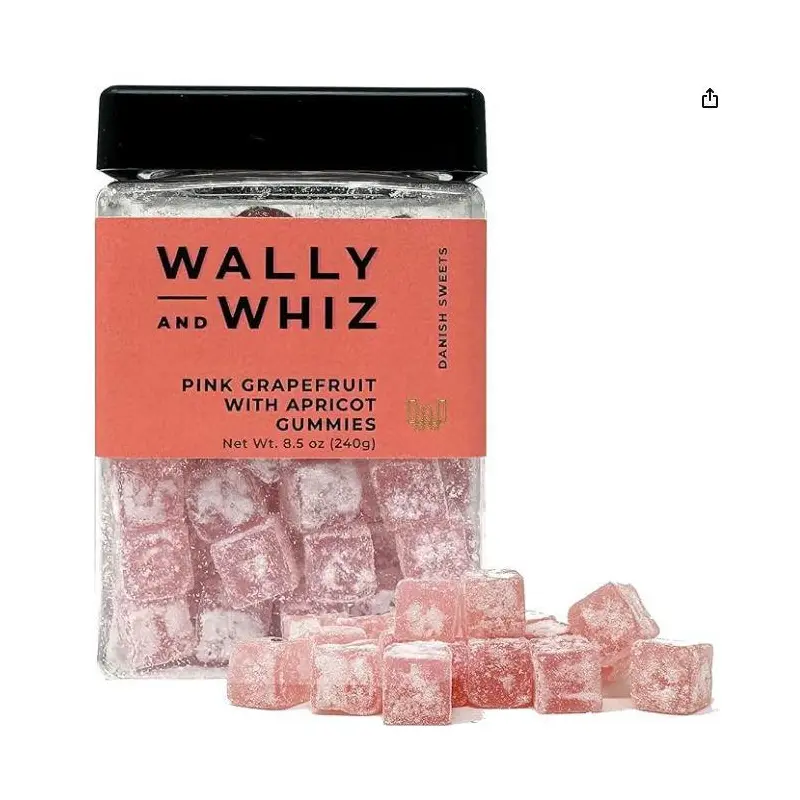 Wally and Whiz Pink Grapefruit with Apricot Gummies