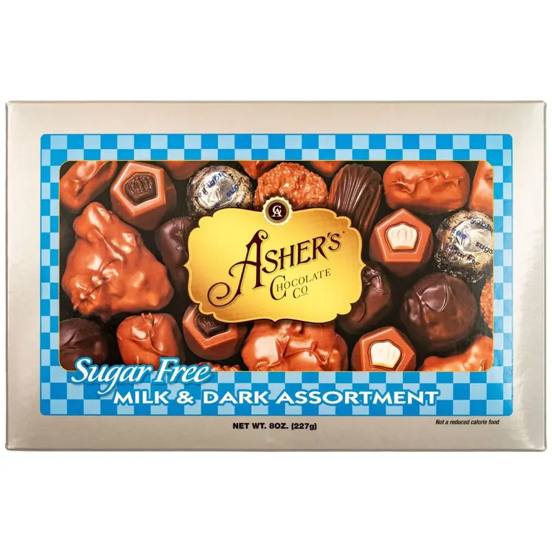 Asher's Sugar Free Milk & Dark Assortment Box