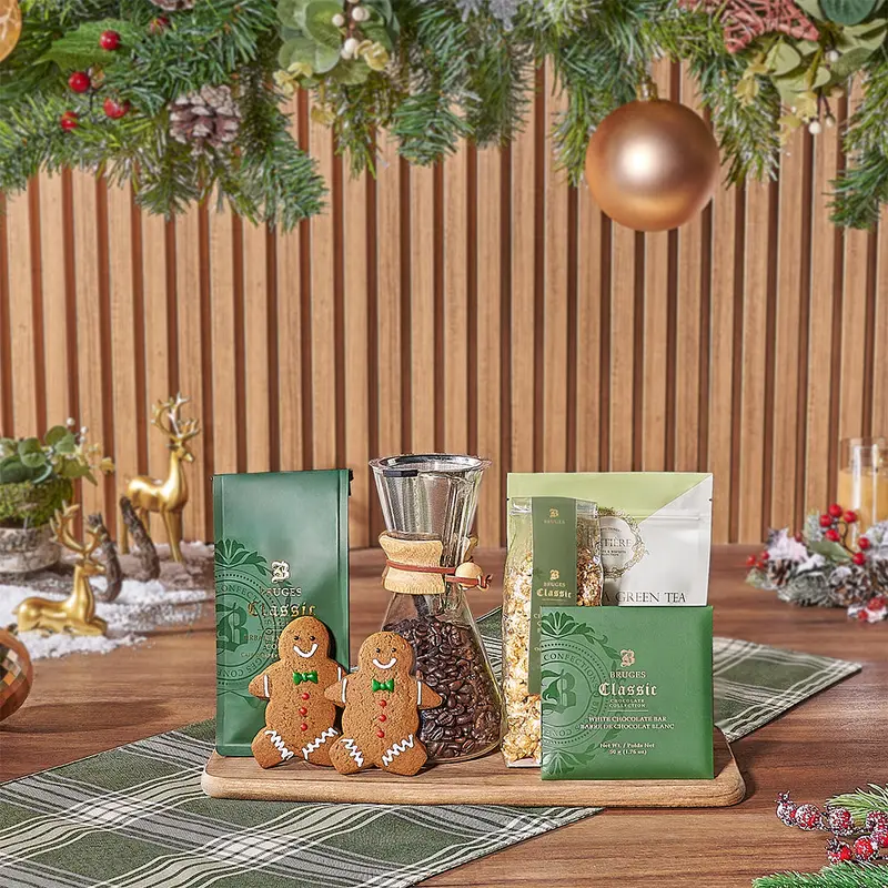 Holiday Warmth Coffee & Treats Basket