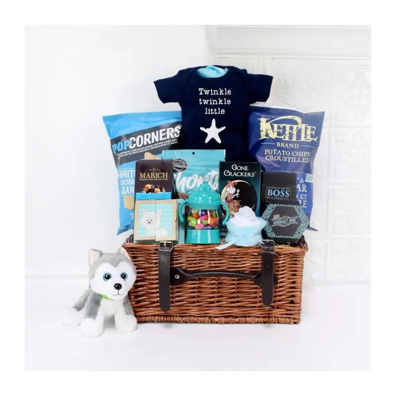 Little Puppy Newborn Gift Basket