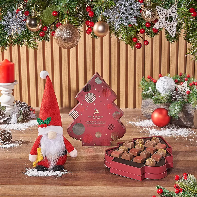Santa & Gourmet Chocolates Gift Set