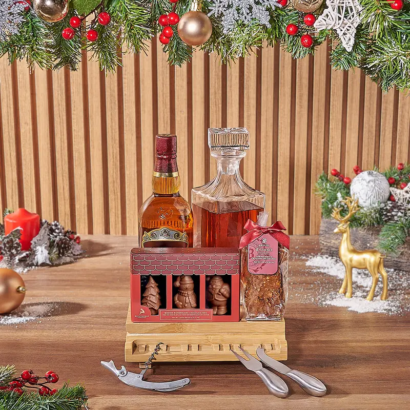 Sweet Treats & Liquor Gift Set