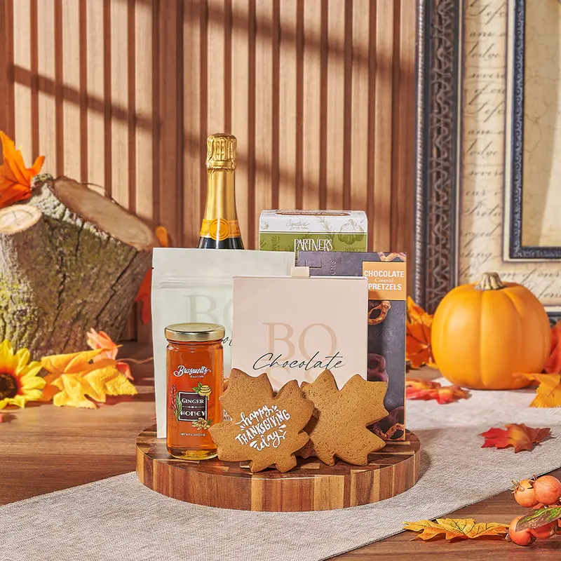 Thanksgiving Celebration & Treats Basket