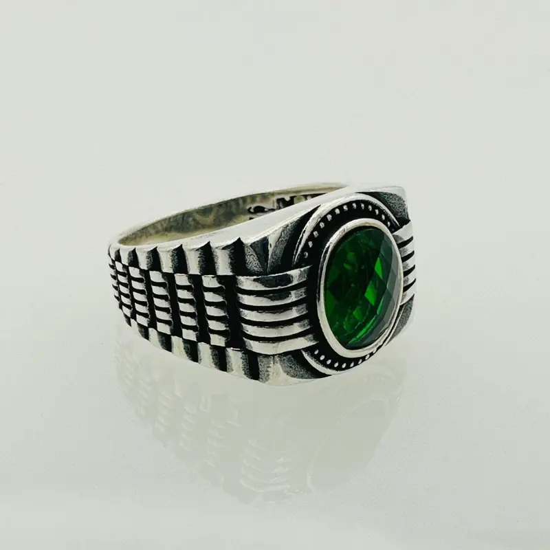 Men's Turquoise Sterling Silver Ring