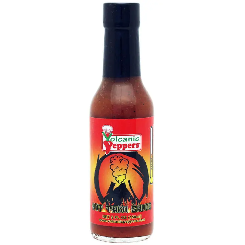 Volcanic Peppers Hot Taco Sauce