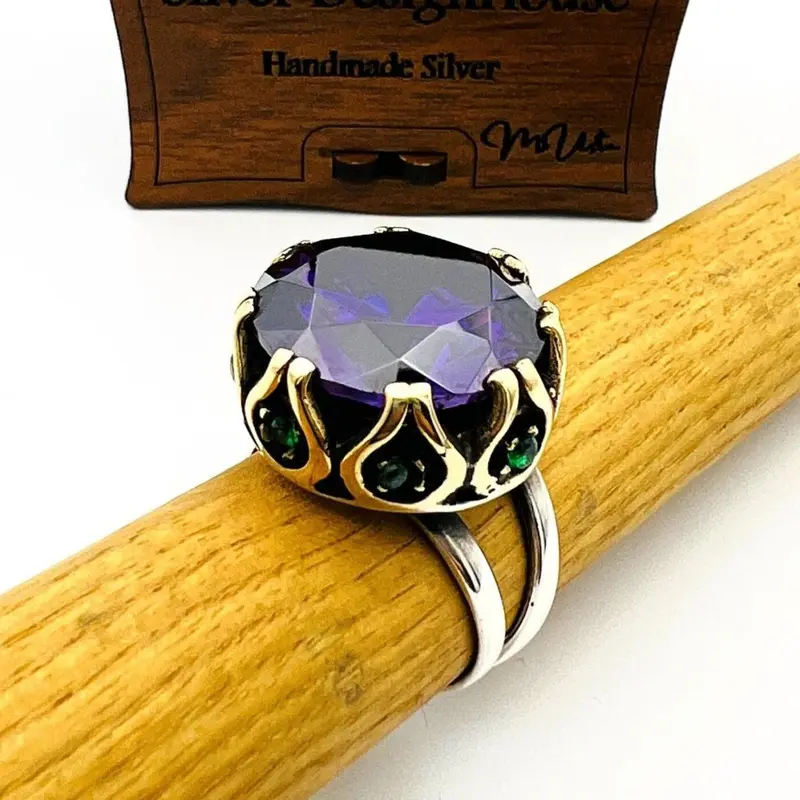 Amethyst Stone Women's Ring