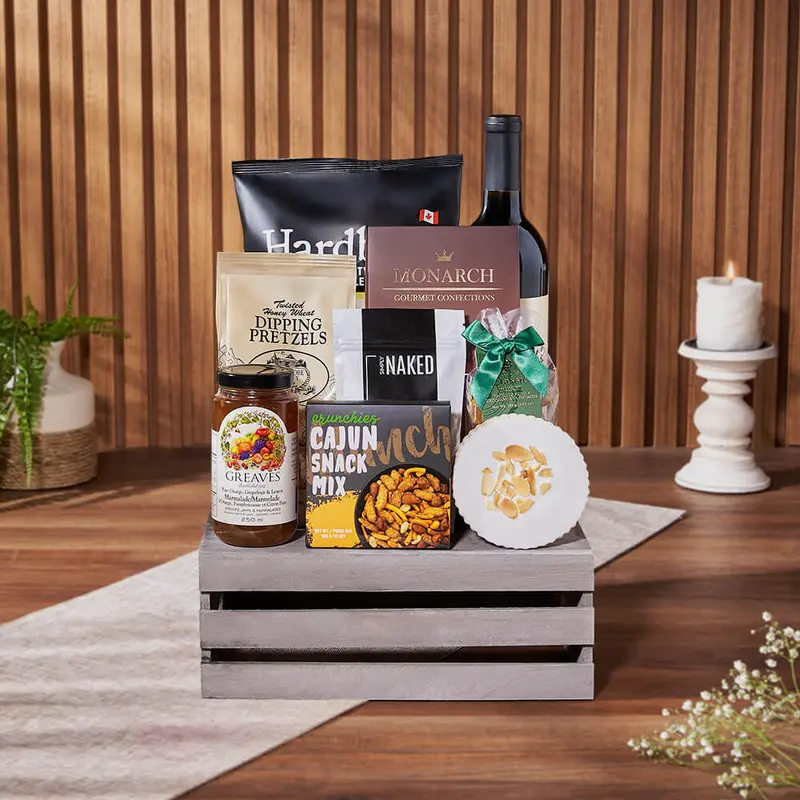 Divine Snack & Wine Gift Set