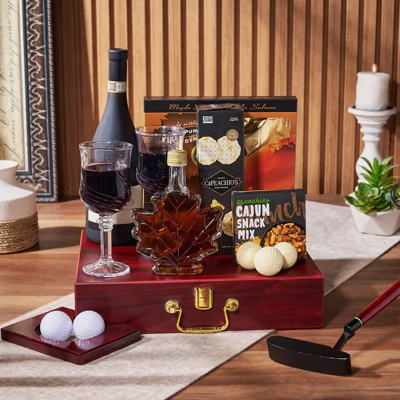 Golf Practice & Wine Gift