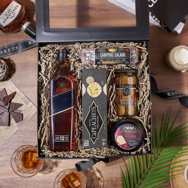 Liquor & Charcuterie Gift Box