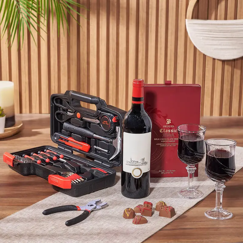 Practical Wine & Tool Gift