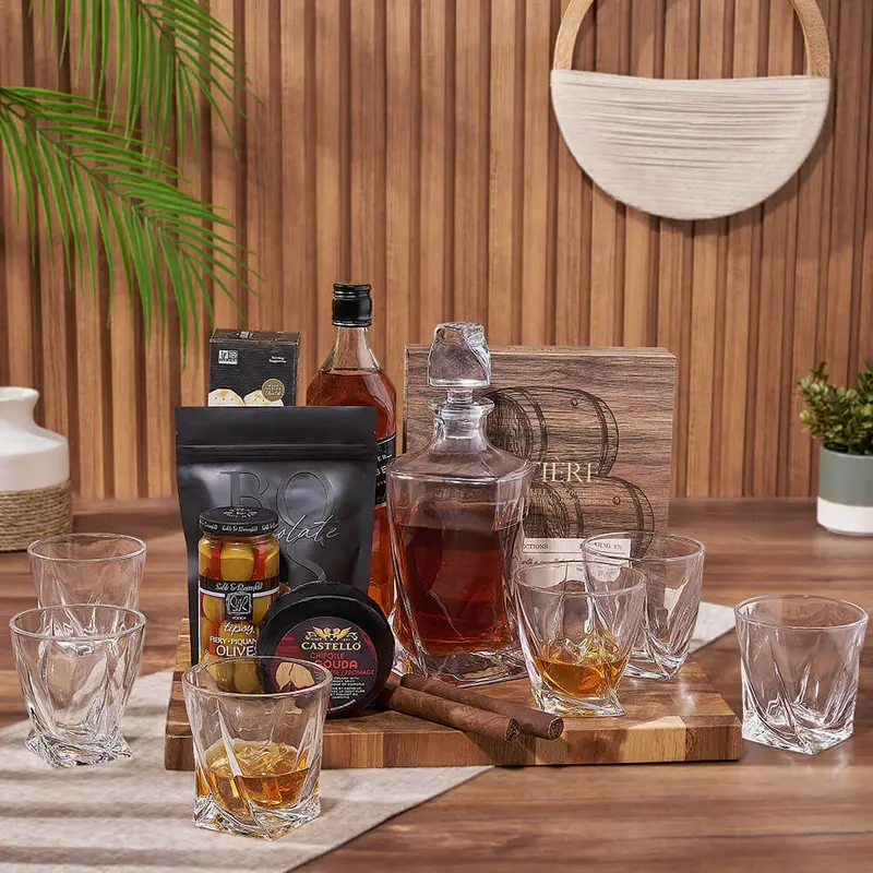 Royal Cigar & Liquor Gift Set