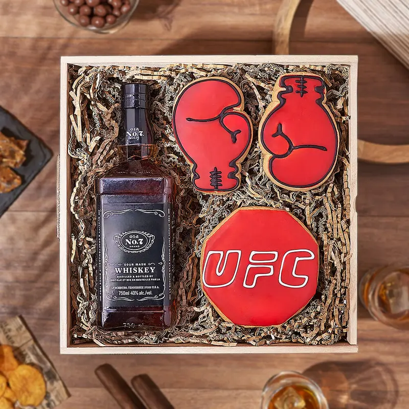Spirits & Boxing Cookie Gift