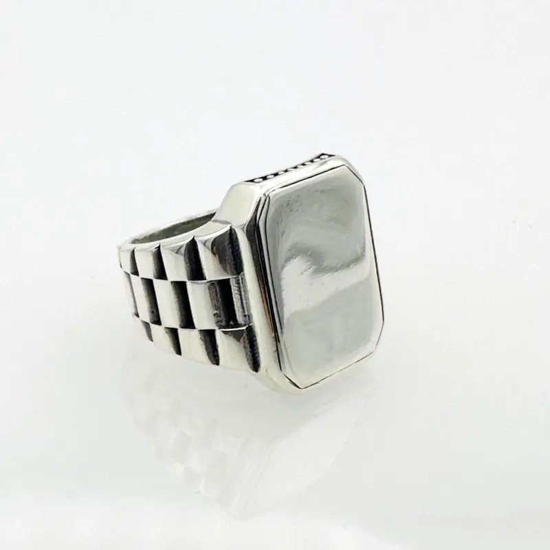 Unisex 925 Solid Silver Ring