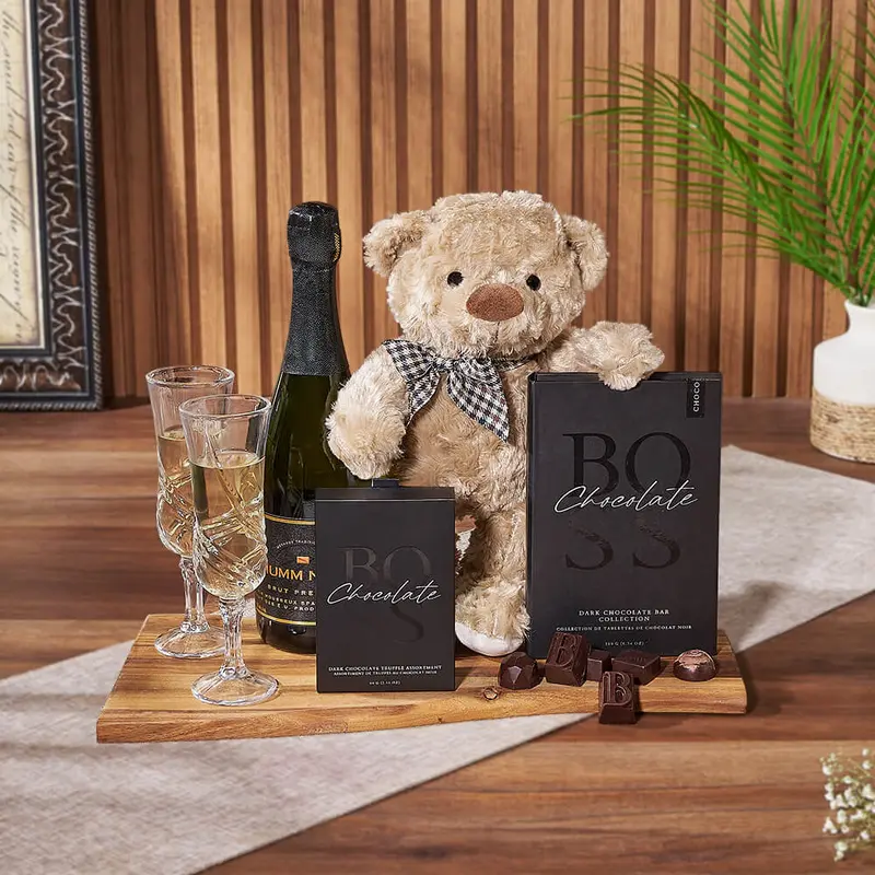 Uptown Champagne Gift Basket