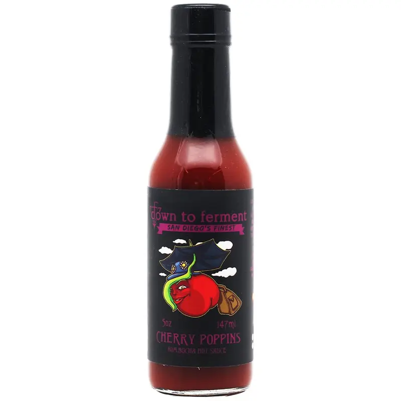 Cherry Poppins Kombucha Hot Sauce