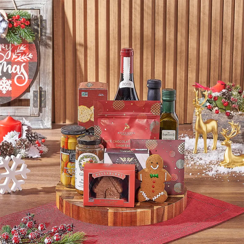 Christmas Chocolate & Wine Gift Board