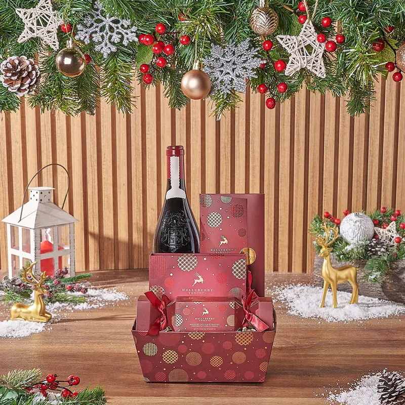 Christmas Morning Wine Gift Set