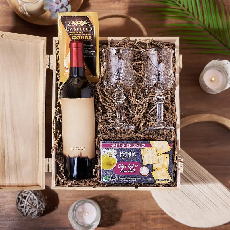 Classic Wine & Cheese Crate