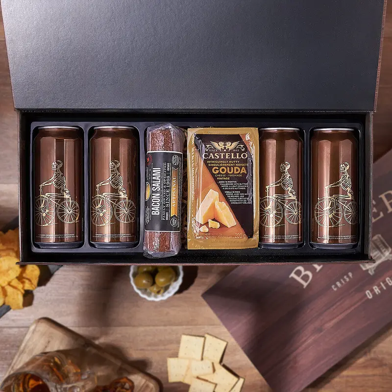 Craft Brew & Charcuterie Gift Box