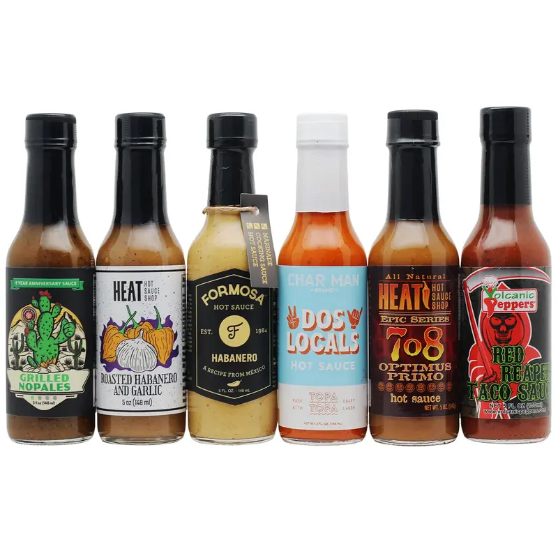 Hot Sauce Tasting 6-Pack