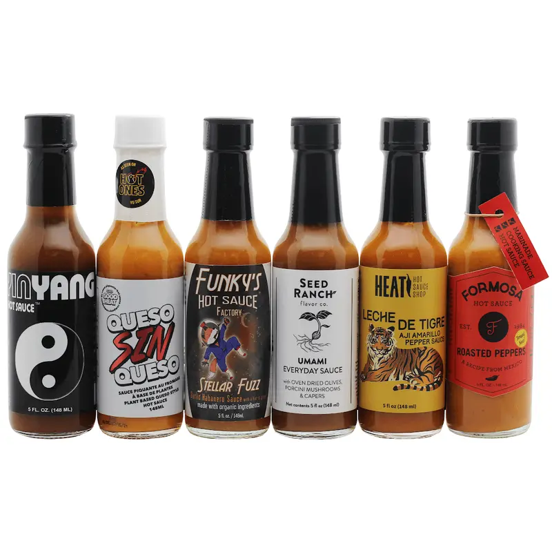 Vegan Hot Sauce 6-Pack
