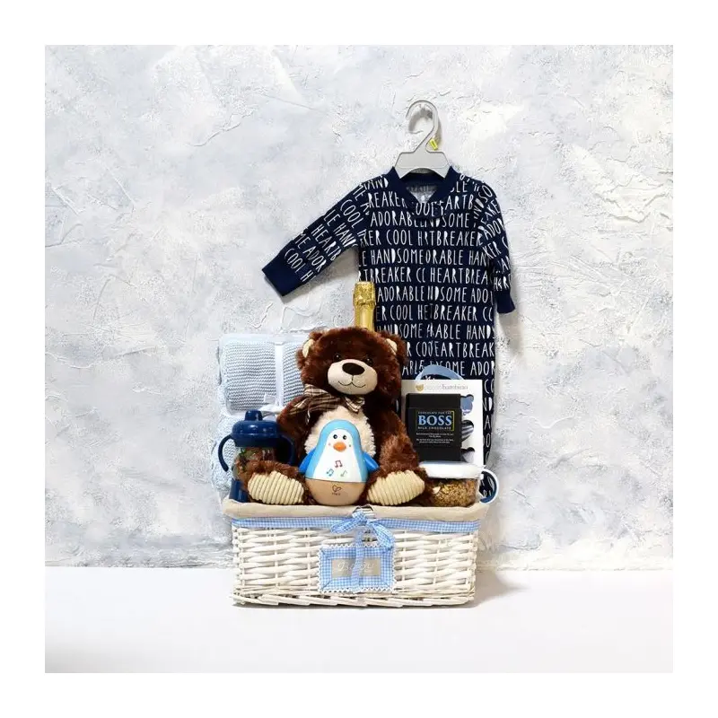 Baby Boys Flip N Sip Gift Set With Champagne