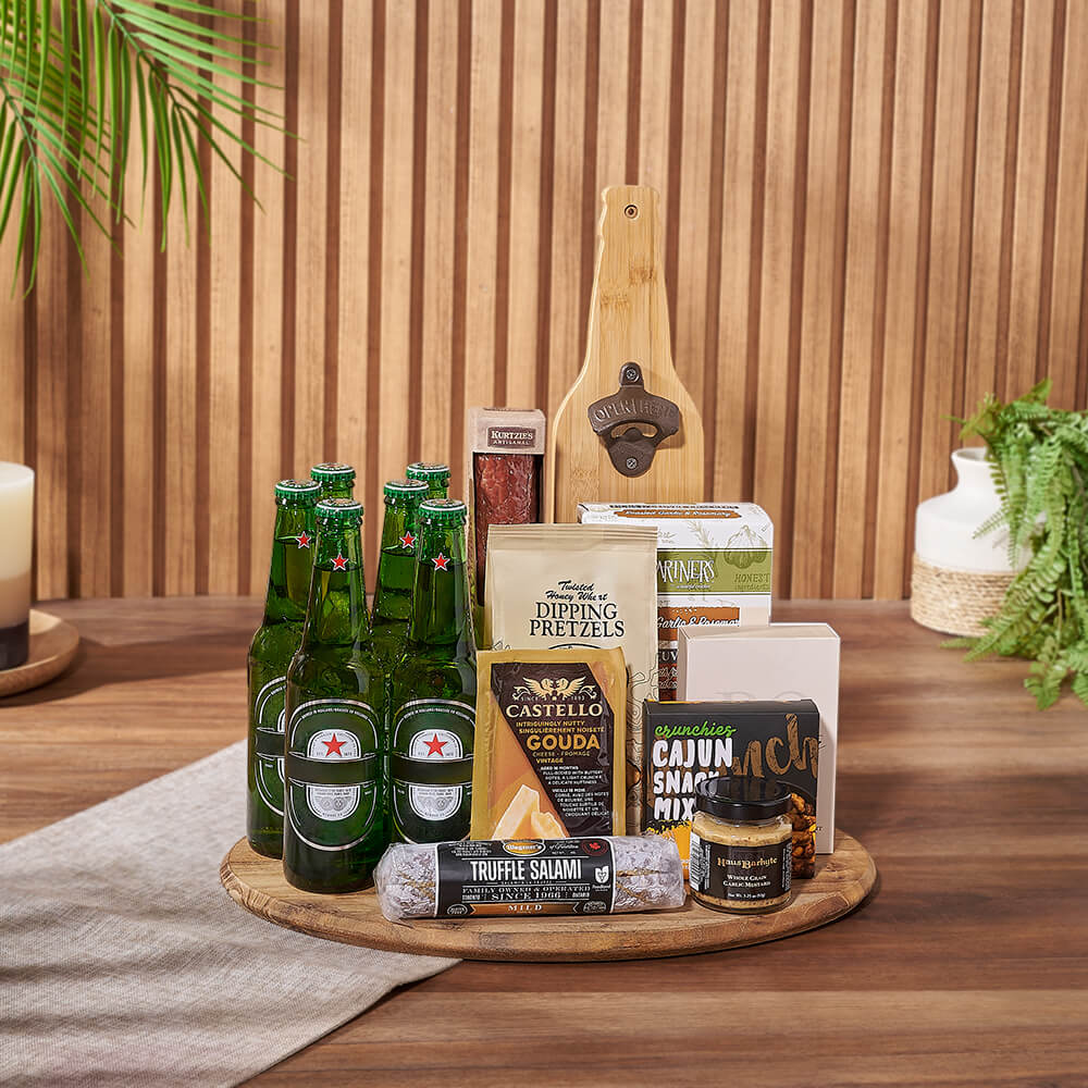 Beer & Cheese Lover's Basket